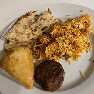 a plate of food