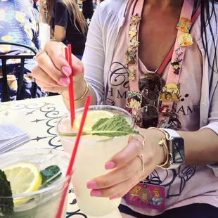 Refreshing after walking in the sun all day!