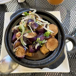 Tofu &amp; Eggplant Clay Pot &quot;Dau Hu Kho To&quot;
