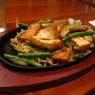 Iron Skillet Lemongrass Tofu & String Beans