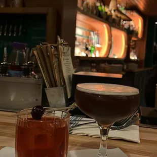 Espresso martini and left hand