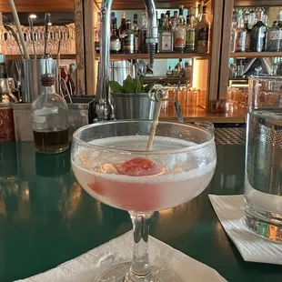 Rise and Rind. A delicious watermelony cocktail. Sooo refreshing!