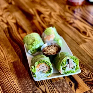 Shrimp and pork spring roll