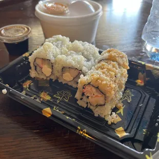 Snowman Roll, Tootsie Roll, Miso Soup