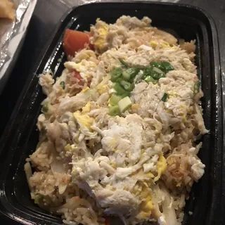 Crab Meat Fried Rice Dinner