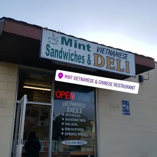 Store Front - Only closes on Sundays