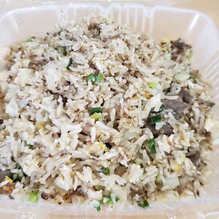 Combination fried rice, this is excellent!