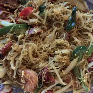 Singapore Fried Rice Noodles