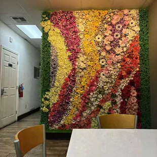 Flower wall