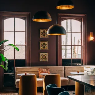 interior, sushi and sashimi