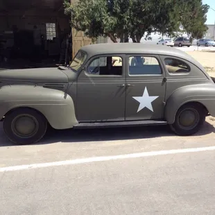 Getting staff car ready for the race track!!!