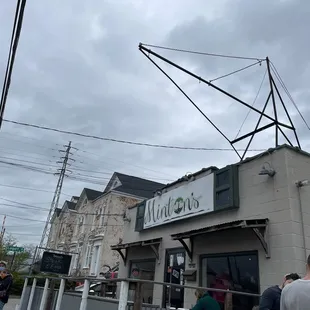 outside