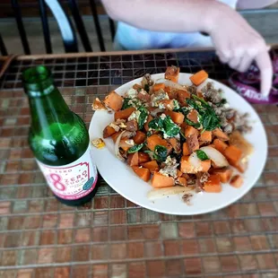 Sweet potato hash browns