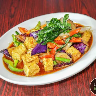 Spicy Eggplant tofu