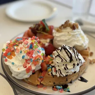 Waffle sampler