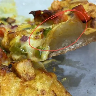 Dough was slightly under