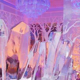 The temperature is controlled and designed to provide a refreshing experience as you explore the different ice sculptures and...
