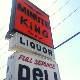 liquor sign