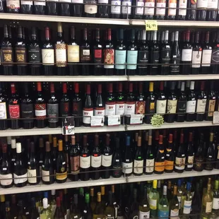 Impressed with their wine selection!