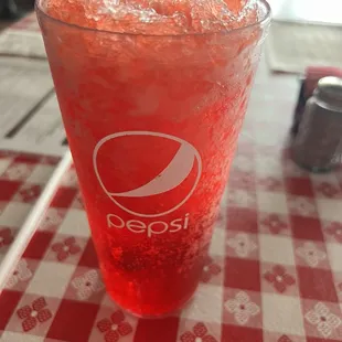 Red Cream Soda doe the win baby