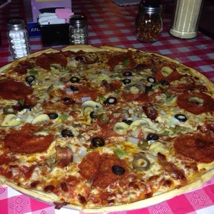 Large Home Run pizza was great!