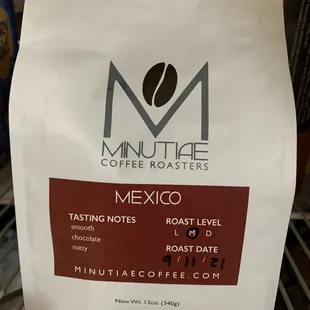 Mexico coffee in my pantry.  Yum!!