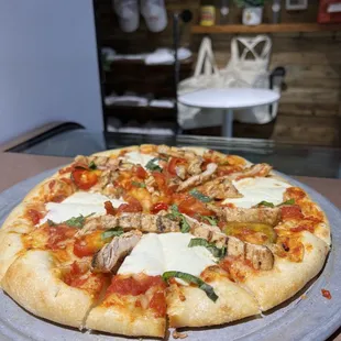 pizza, food
