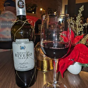 Very good wine selection