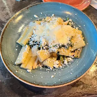 Paesano $16.50 Rigatoni Pasta, Grilled Chicken, Mushrooms, Broccoli Rabe, Hot Cherry Peppers,