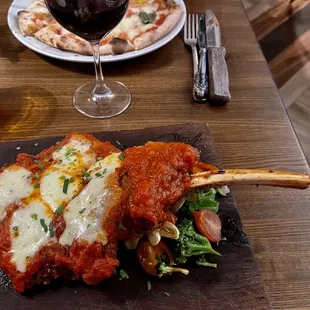 Veal Parmesan delicious.