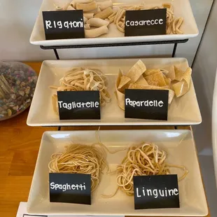 different types of pasta