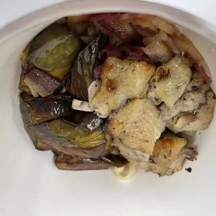 Meat and vegetable are great