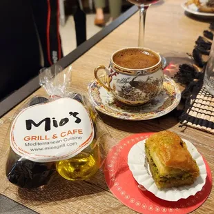 DESSERT AND TURKISH COFFEE!