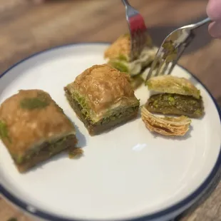 Pistachio baklava