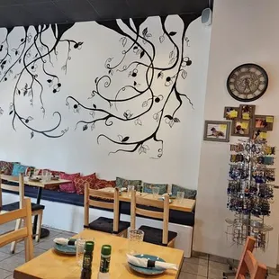 the interior of a restaurant