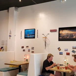 interior, sushi and sashimi