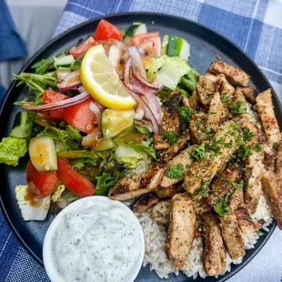 Chicken Gyro Salad