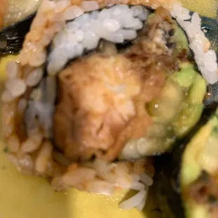Not fresh spider roll