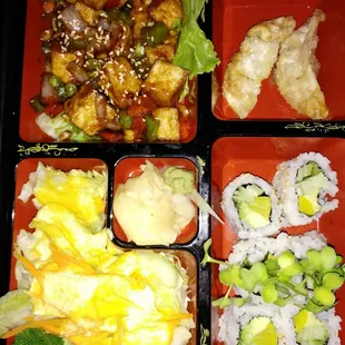 a variety of food items