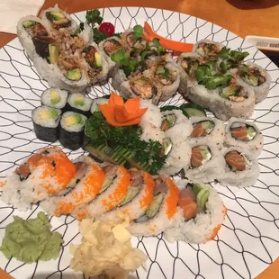 sushi and sashimi, sushi, sashimi, food