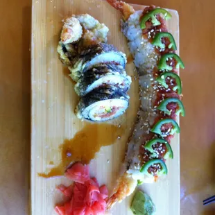 Double crunch &amp; Mt St Helens happy hour rolls