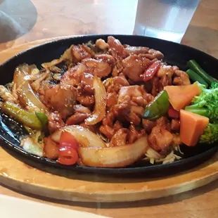 Spicy chicken and broccoli