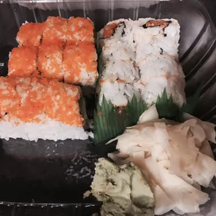 Spicy Tuna &amp; Salmon rolls
