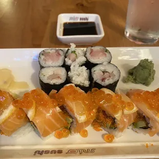 Bubble Bubble (Premium roll) + Yellowtail (6pc.) (Classic roll)