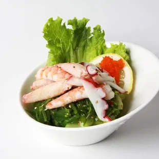 Goma Salad with Seafood Combo