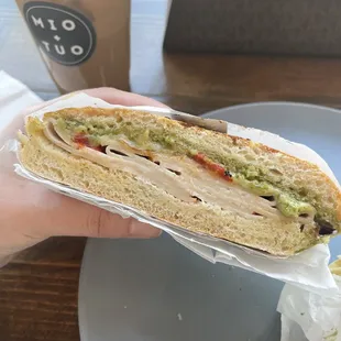 Turkey Pesto Sandwich