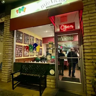 Front of restaurant