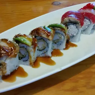 R.D. roll. Half dragon, half Rainbow.