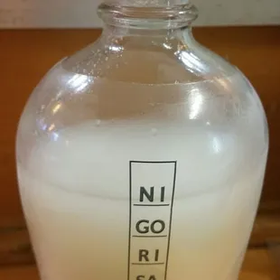 Great Unfiltered sake