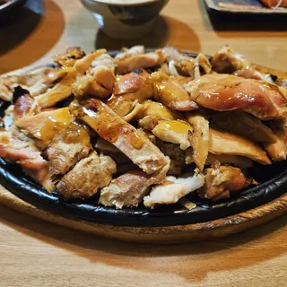 3. Chicken Teriyaki and Sashimi